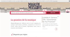 Desktop Screenshot of magasinmusique.com