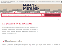 Tablet Screenshot of magasinmusique.com